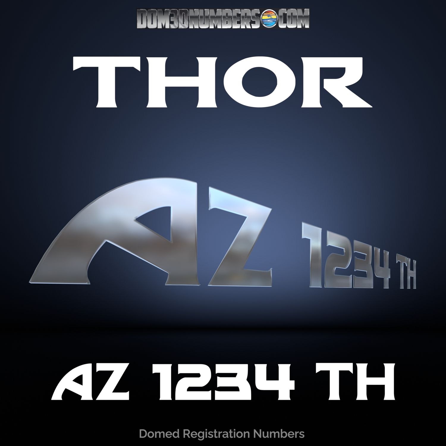 Domed Registration in the Thor Font