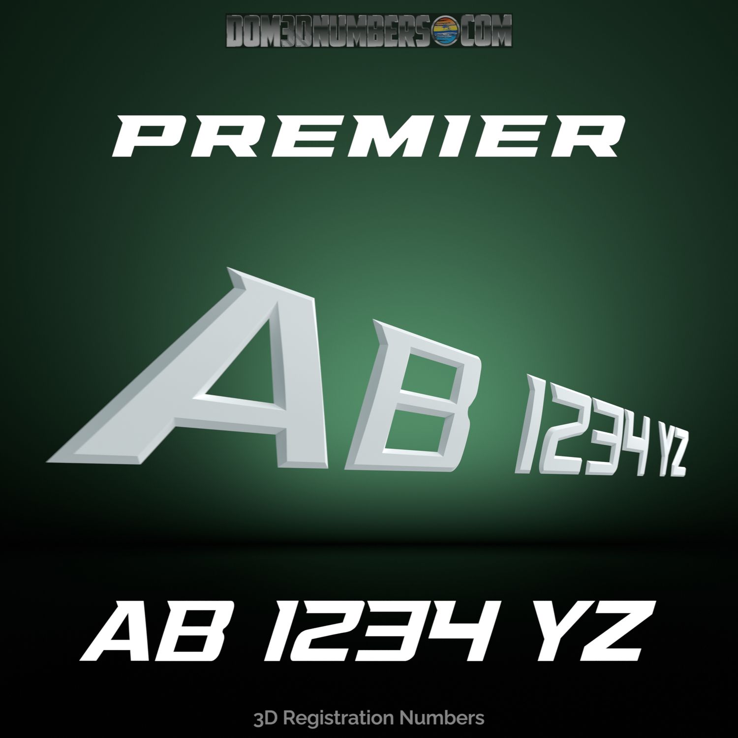 Premier Pontoon 3D Emblem Registration