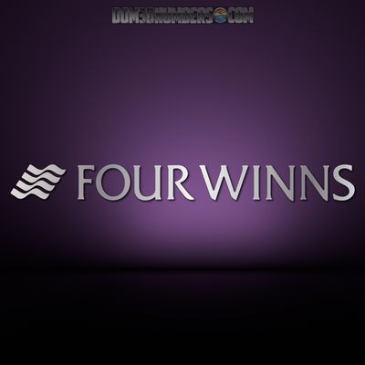 Domed Four Winns Brand Decal v2