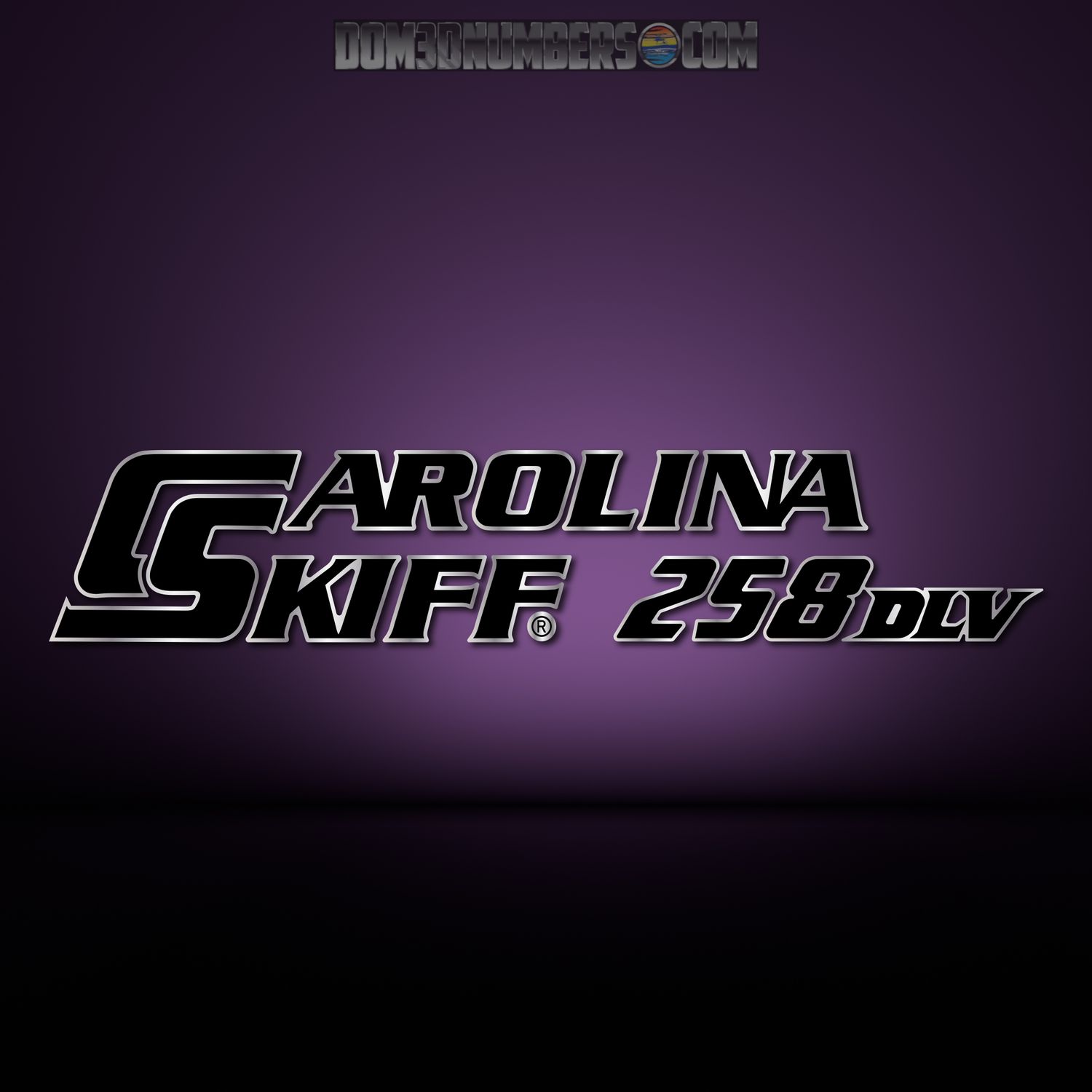 Carolina Skiff 258 DLV Domed Decal Set