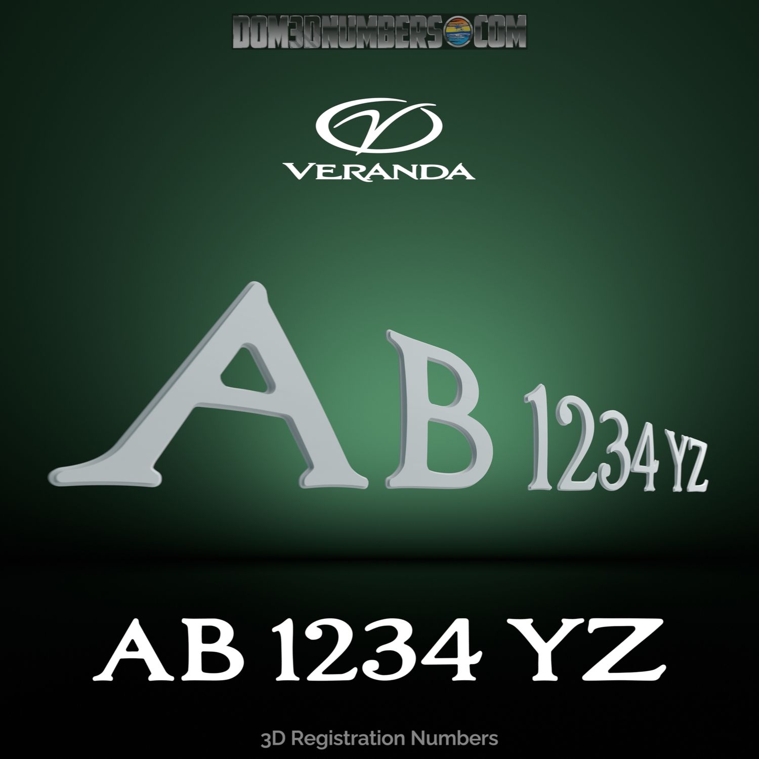 Veranda 3D Emblem Registration