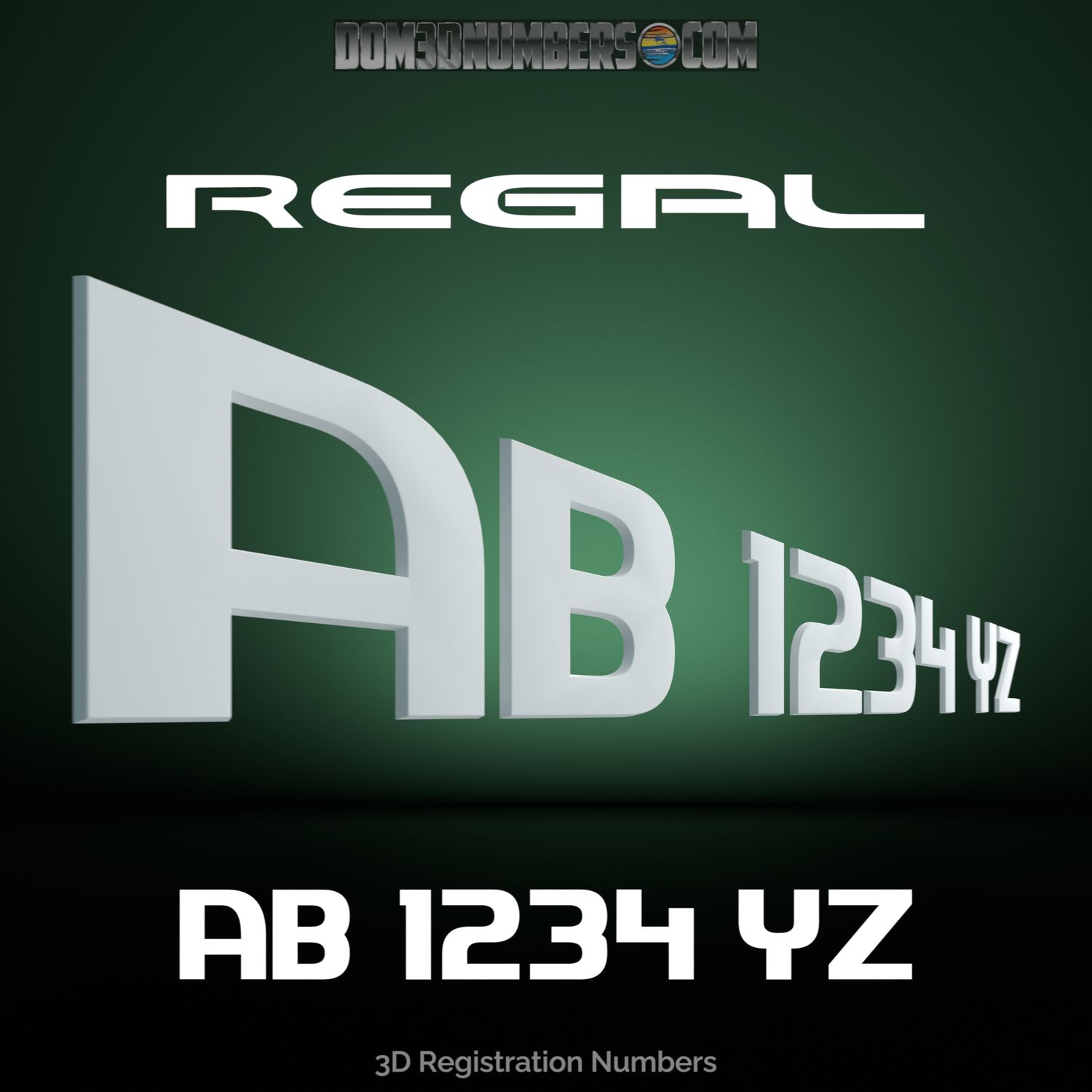 Regal 3D Emblem Registration