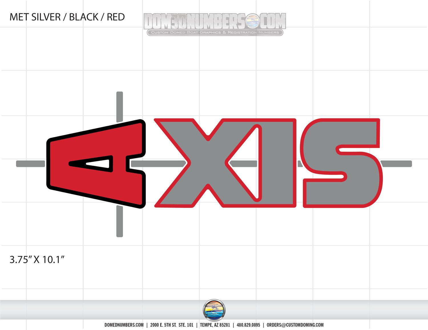 2011 Axis Fender Decal