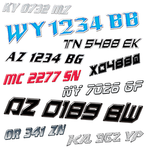 Malibu Registration Numbers