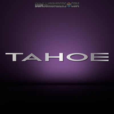 Tahoe Boats Domed Decal v2