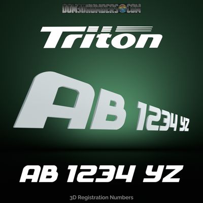 Triton 3D Emblem Registration
