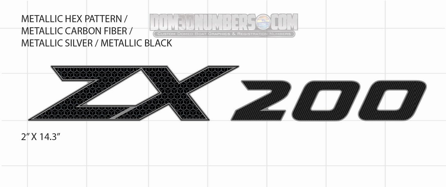 Skeeter Domed Model Decal, ZX200