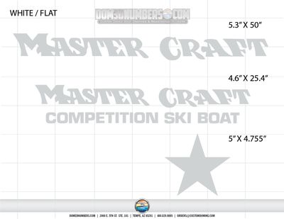 1978-79 MasterCraft Decal Package