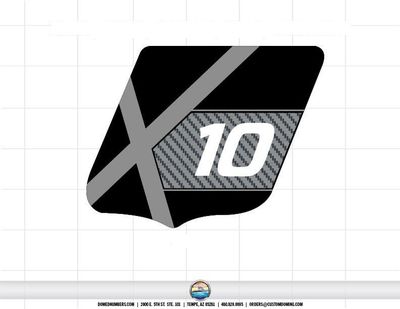 2014-15 MasterCraft XSeries Designator Domed Decal, Choose Your Model