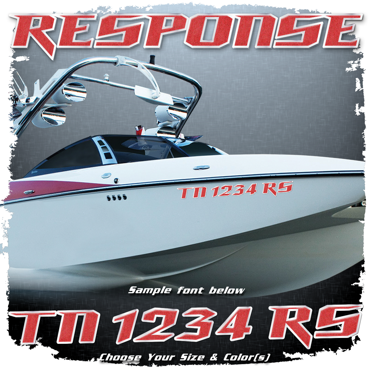 2014-14 Malibu Response Domed Registration, Choose Your Own Colors