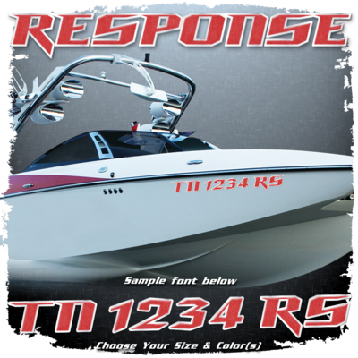 2014-14 Malibu Response Domed Registration, Choose Your Own Colors