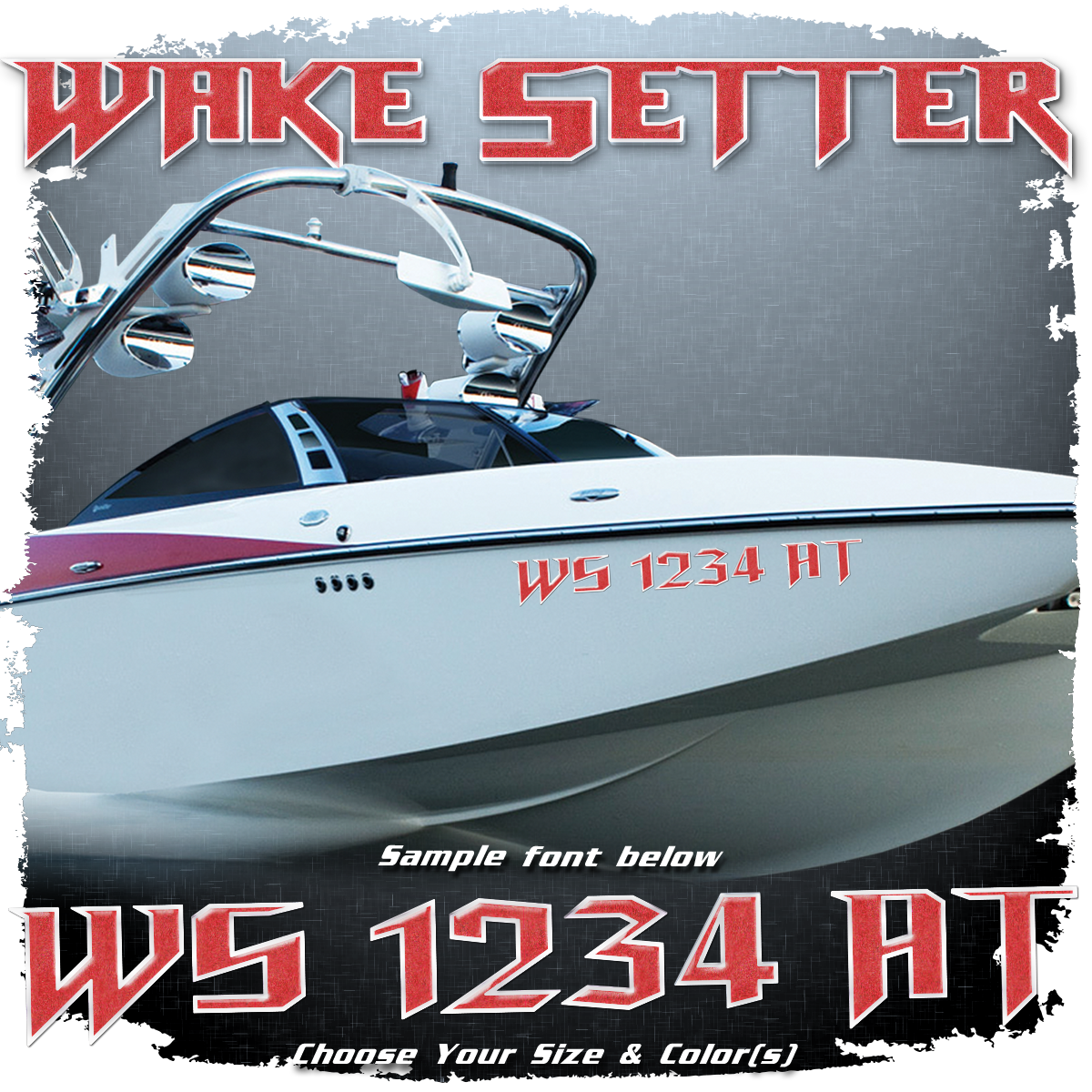 2010-13 Malibu Wakesetter Domed Registration, Choose Your Own Colors