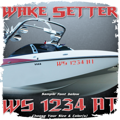 2010-13 Malibu Wakesetter Domed Registration, Choose Your Own Colors