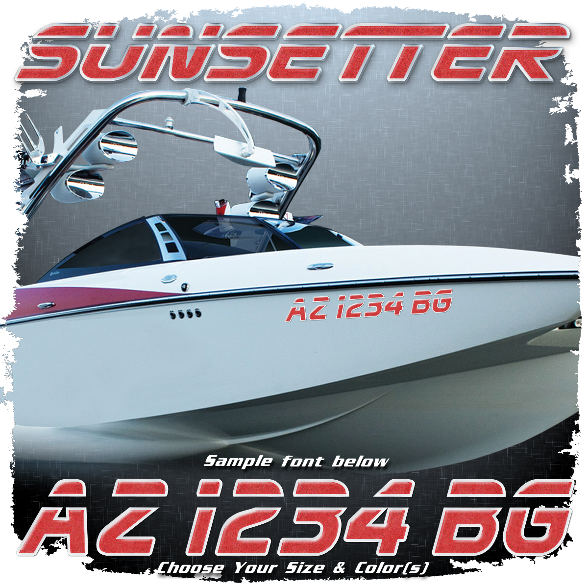 2000-05 Malibu Sunsetter Domed Registration, Choose Your Own Colors