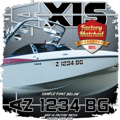 AXIS 2015-16 Domed Registration, Factory Matched Colors