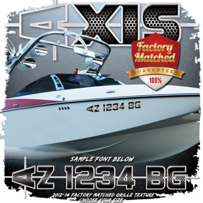 Axis 2012-14 Registration (2 included), Factory Matched Grill Pattern