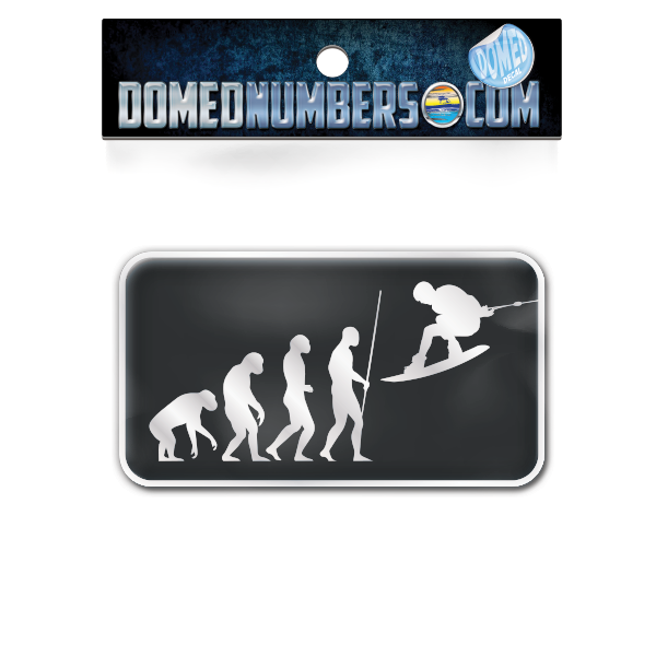 Evolution of Wakeboarding Domed Decal