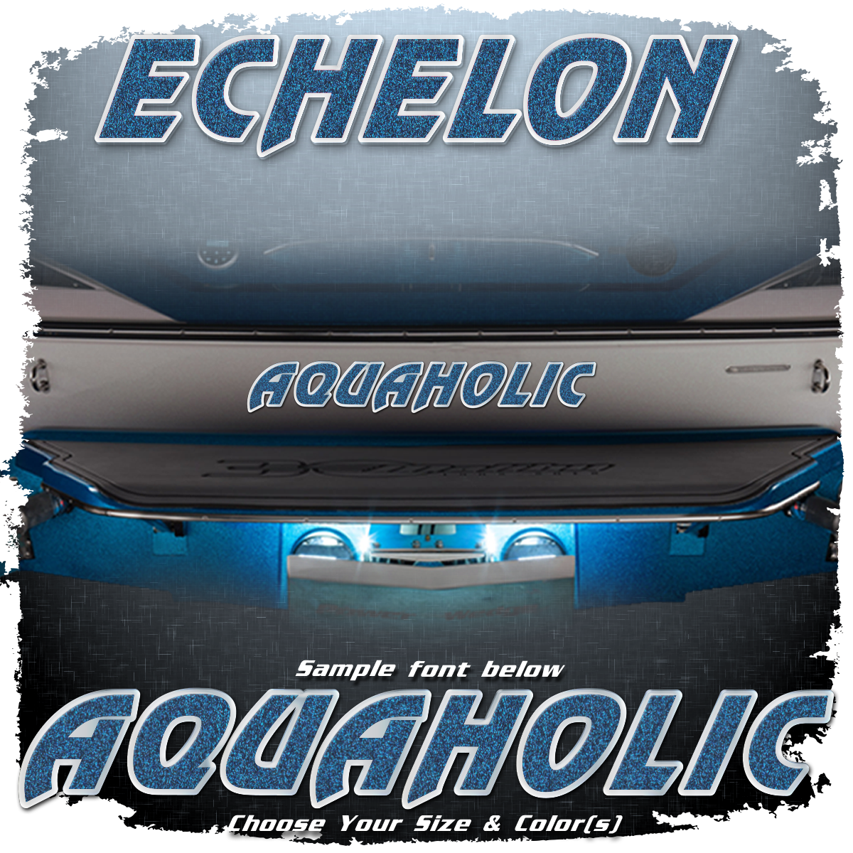 Domed Boat Name in the 1994-95 Malibu Echelon Font