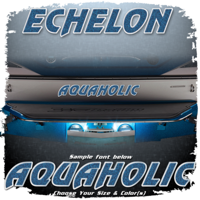 Domed Boat Name in the 1994-95 Malibu Echelon Font