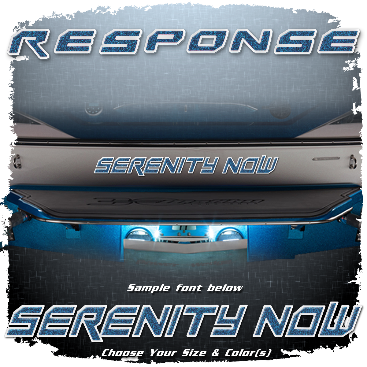 Domed Boat Name in the 2015-19 Malibu Response Font