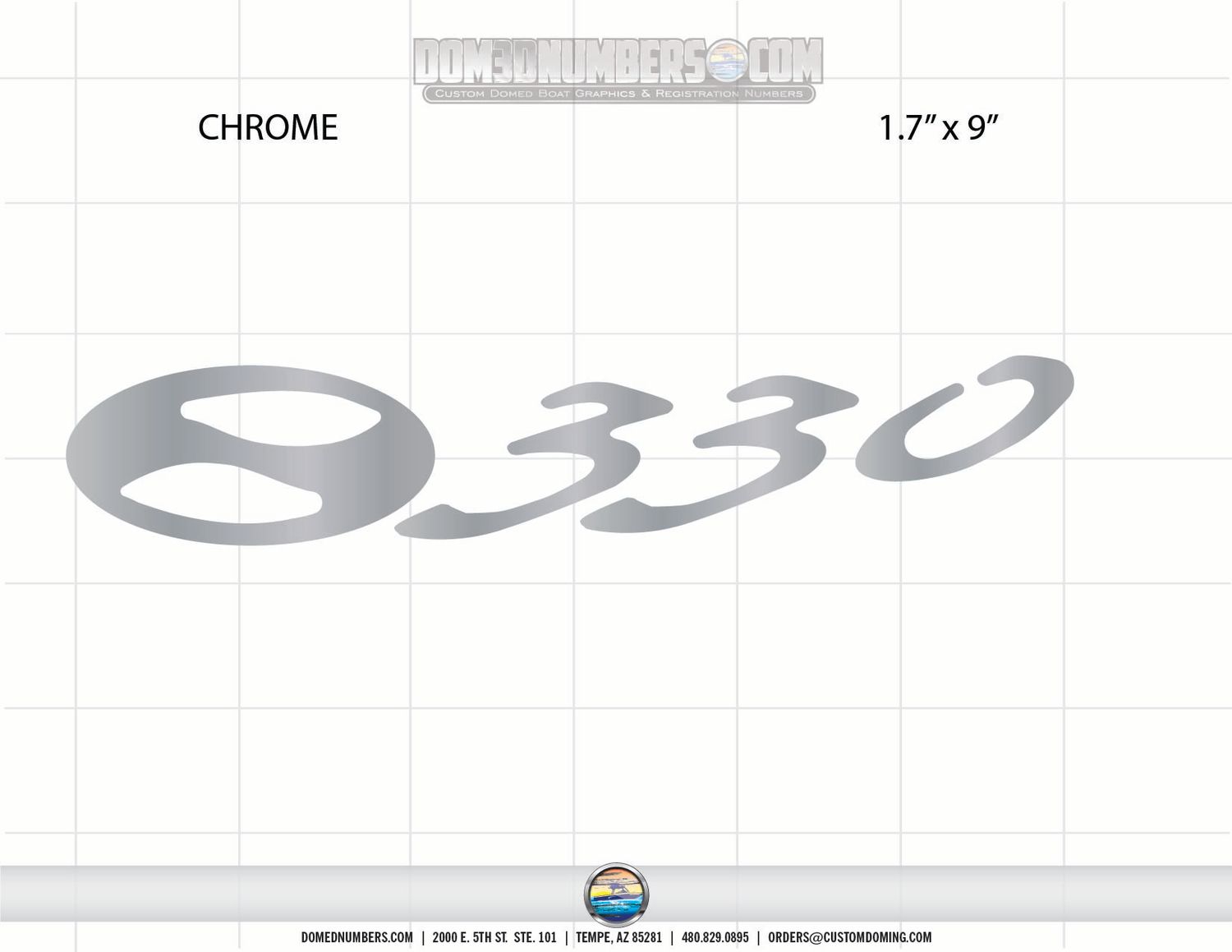 Silverton Yachts 330 Domed Decal