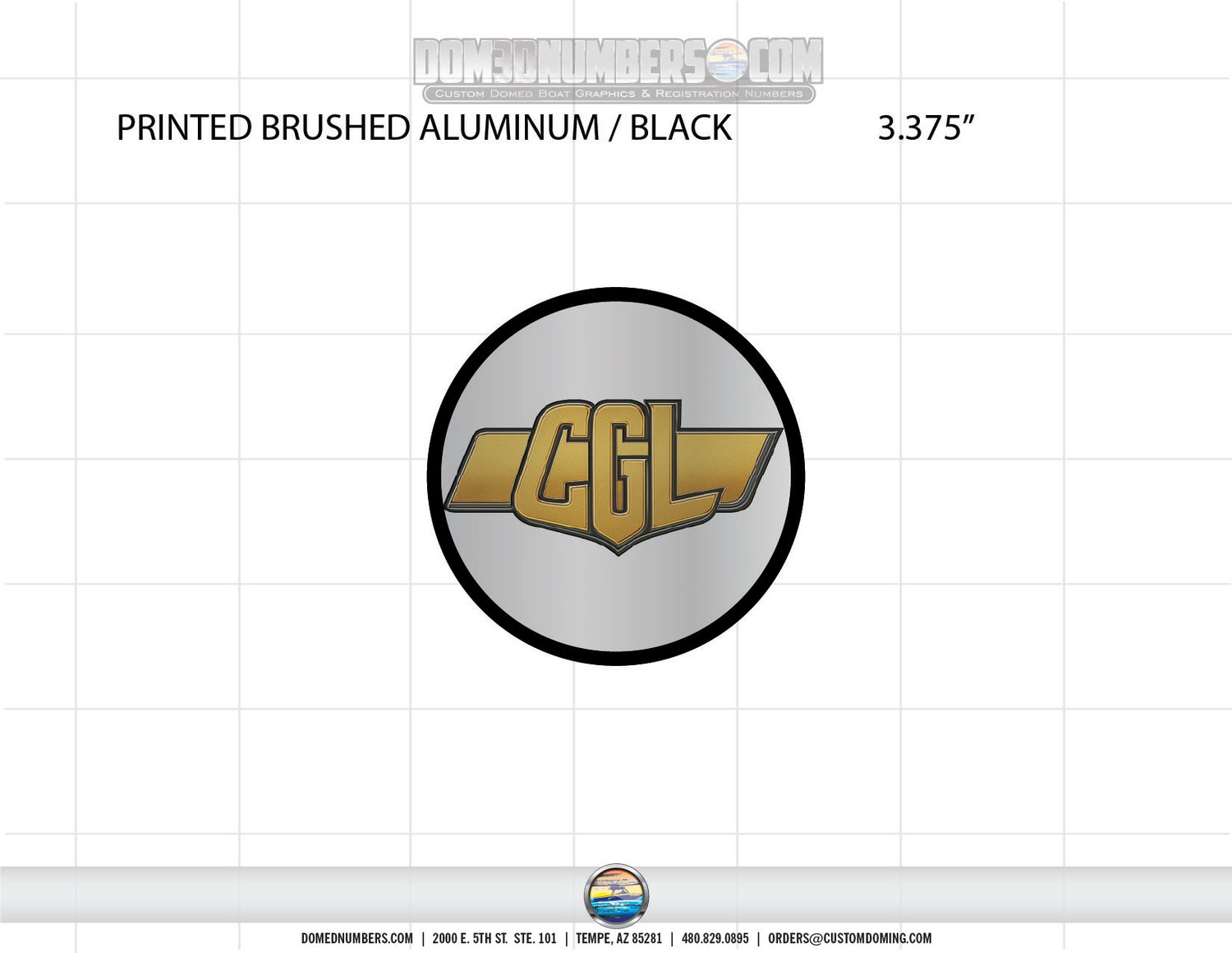 Custom Domed Decal