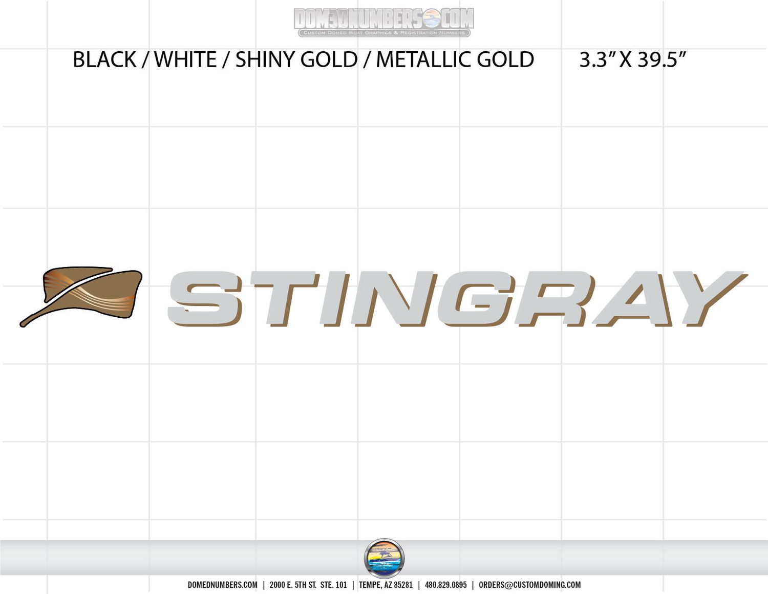 Stingray Boats Decal v3