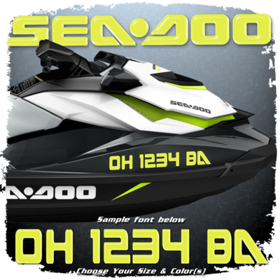 Sea Doo Registration Set