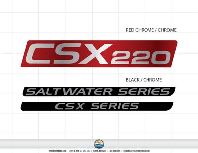 MasterCraft CSX Domed Inserts, Choose Your Series Model