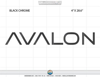 Avalon v2 Domed Boat Decal
