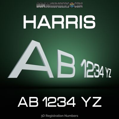 Harris 3D Emblem Registration