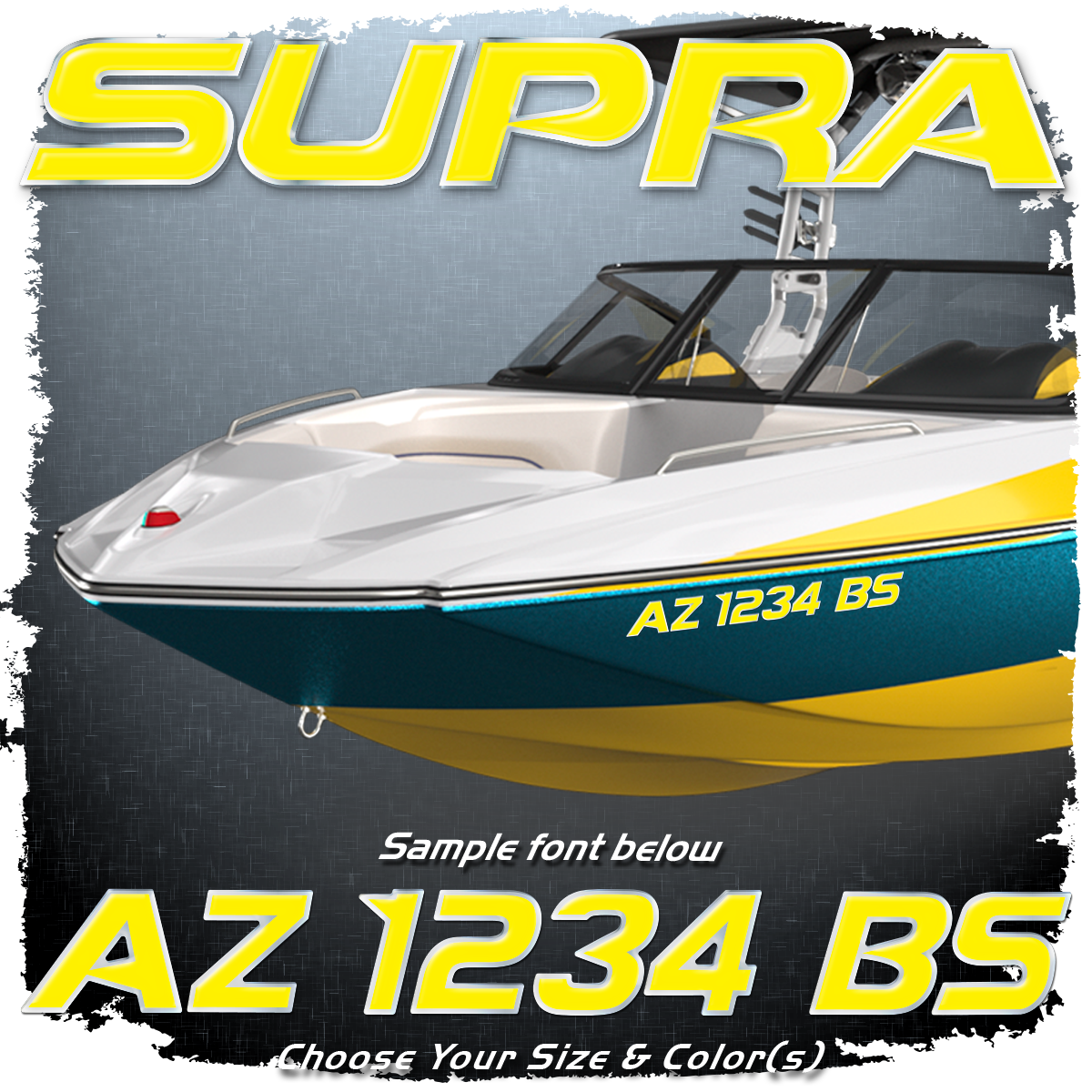Supra Domed Registration, Choose Your Own Colors