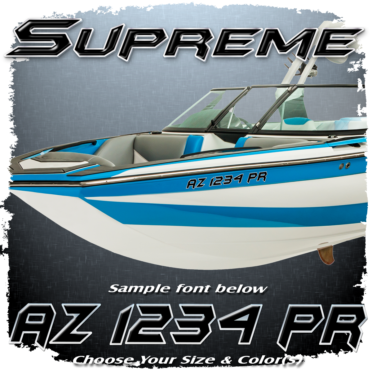 Supreme Domed Registration, 2016-21, Choose Your Own Colors