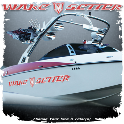 2007-09 Malibu Wakesetter Domed Decal Set