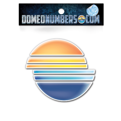 Domed Malibu Full Color Icon, Choose your size