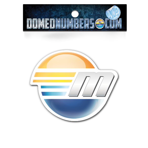 Domed Malibu Full Color Icon, Choose your size