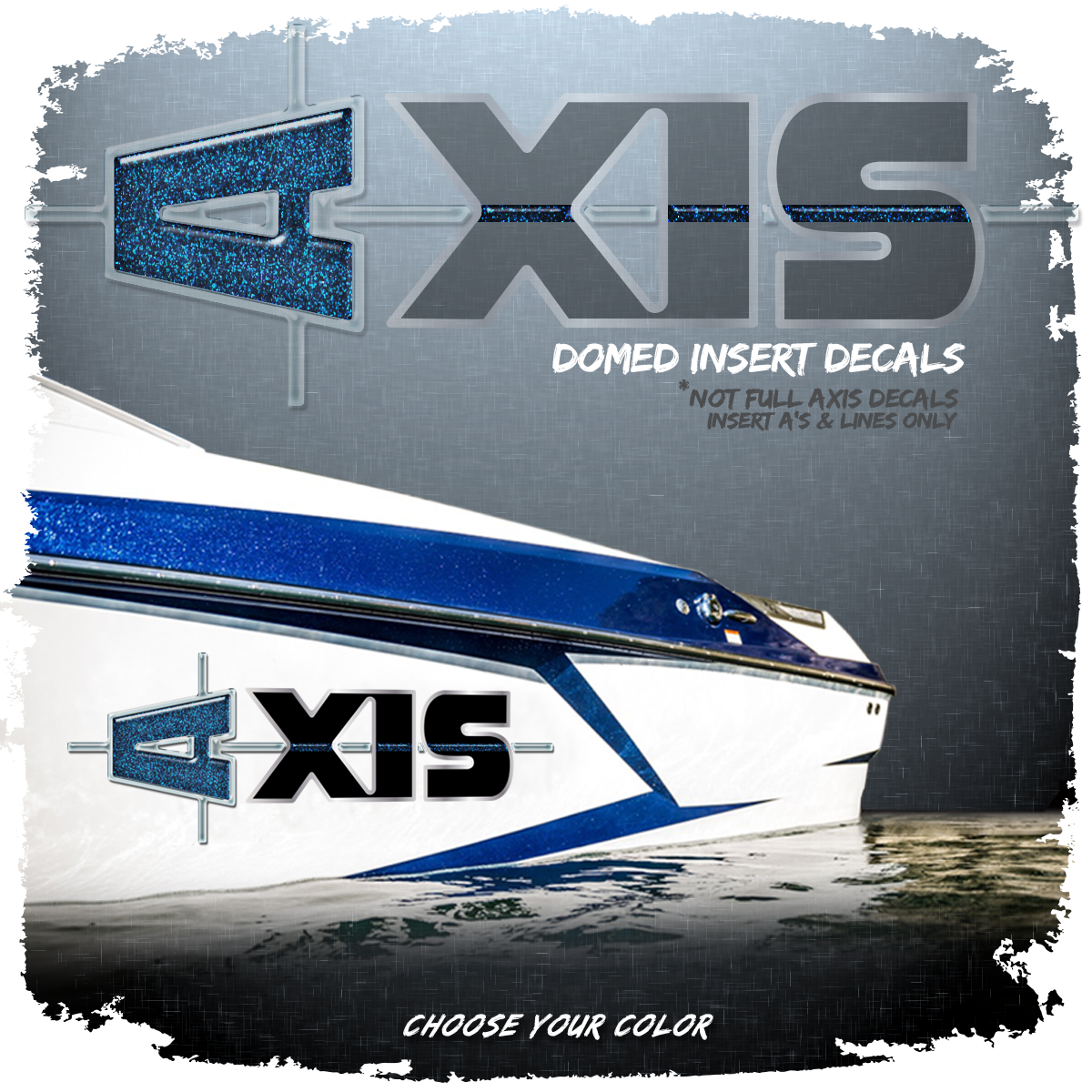 Domed Insert &quot;A&quot; Decal for Axis Factory Decals 2015-24