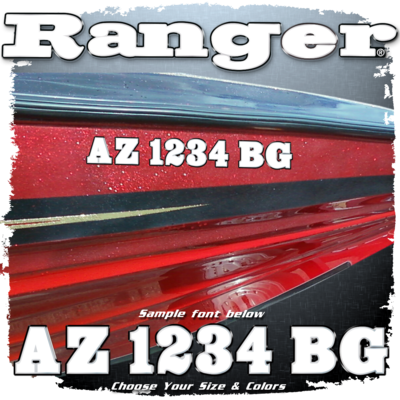 Ranger Registration (2 included), Choose Up To 3 Colors