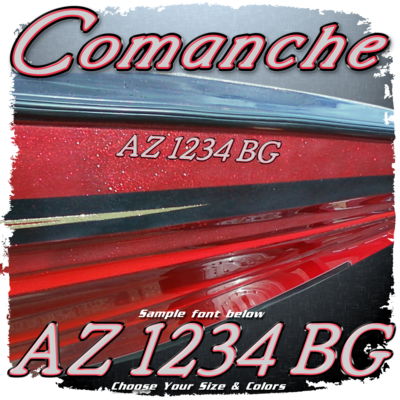 Ranger Comanche Domed Registration