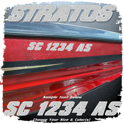 Stratos Registration, Choose Your Colors  (2 included)