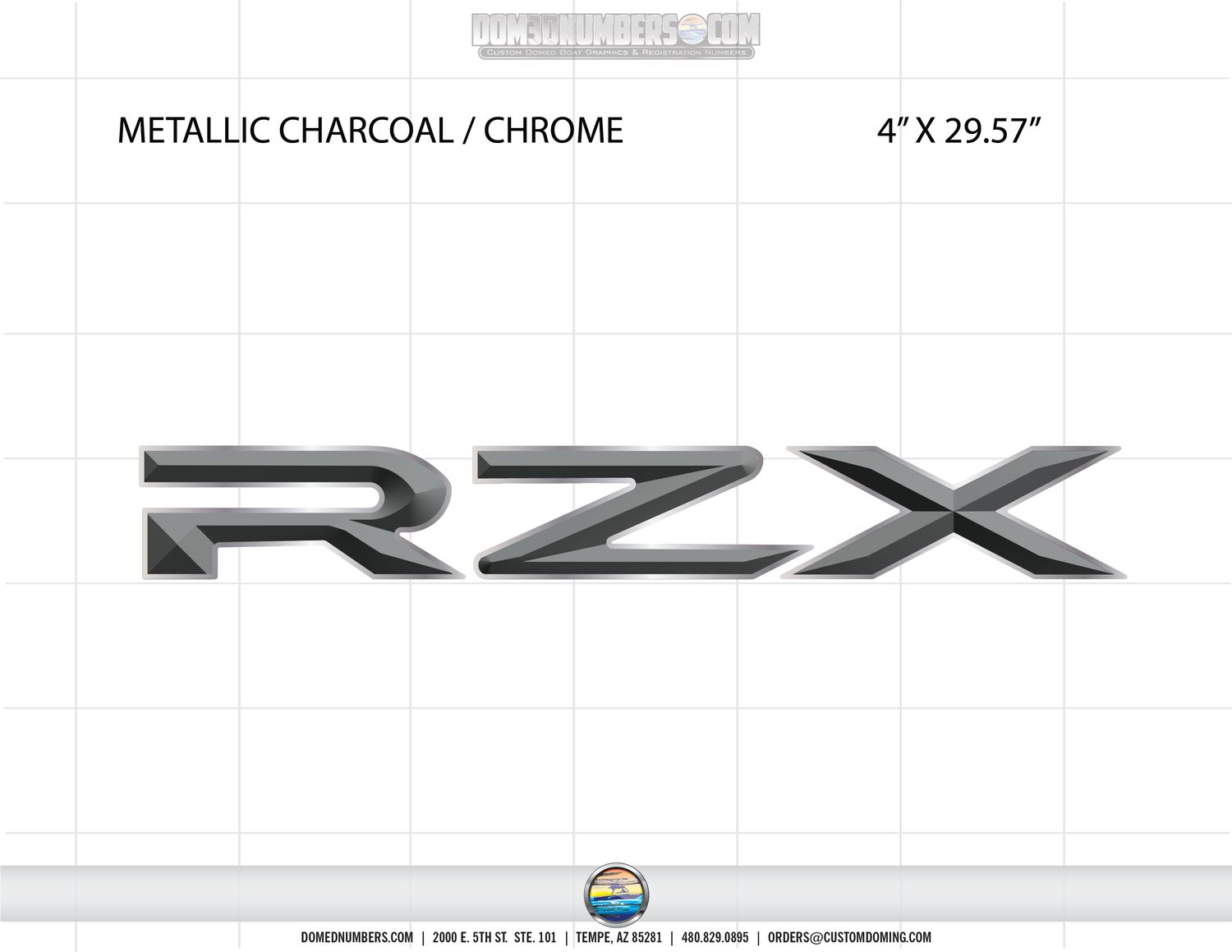 Domed Tige RZX Decal