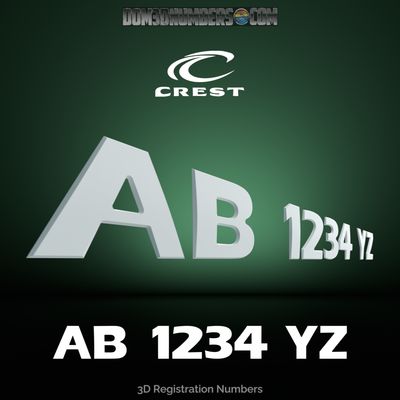 Crest 3D Emblem Registration