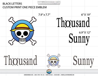 Custom Domed Boat Name