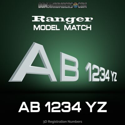Ranger 3D Emblem Registration