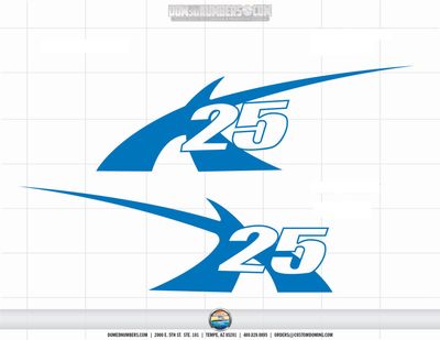 MasterCraft X25 2011-13 Decal Set