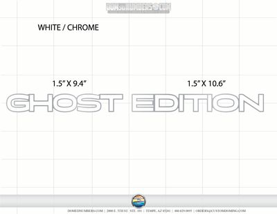 ATX Ghost Edition Domed Decal Set