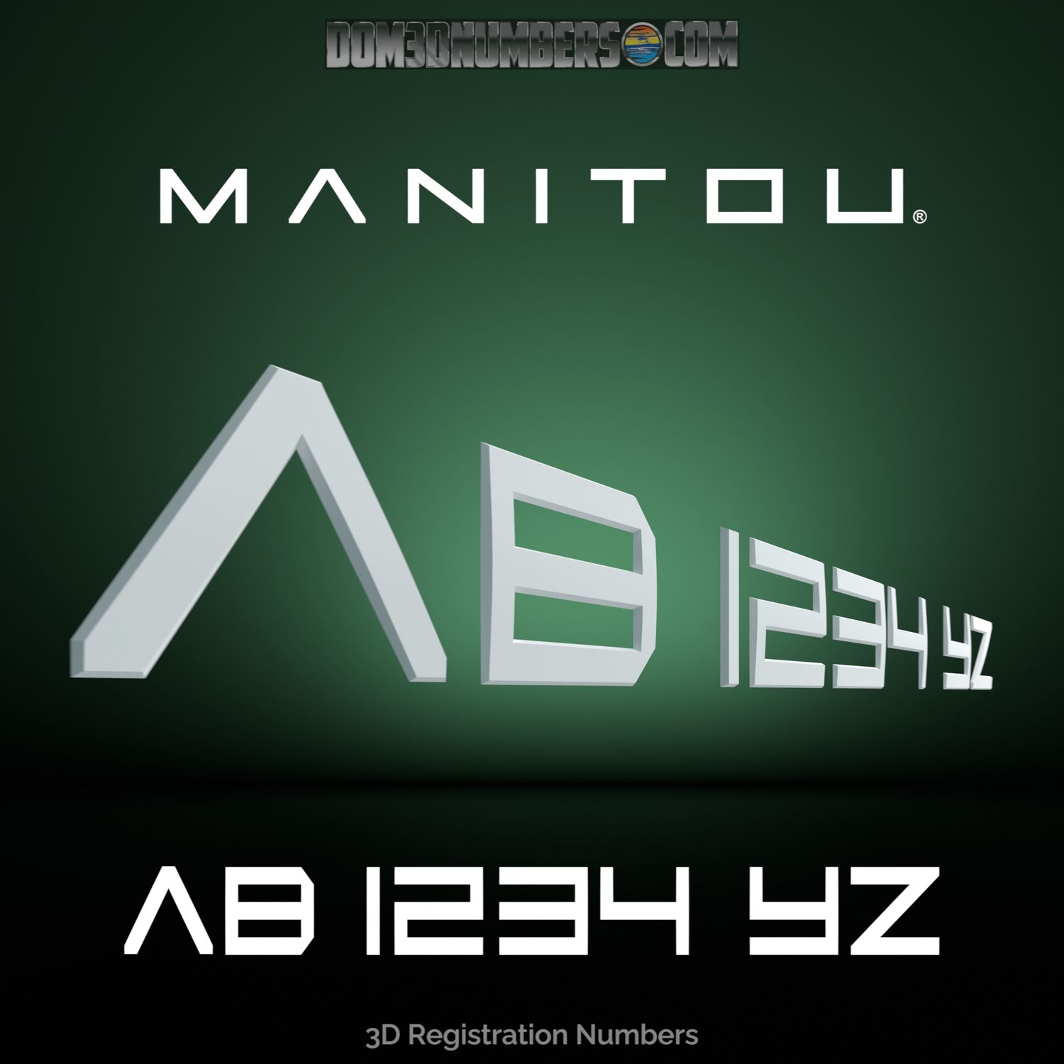 Manitou 3D Emblem Registration Manitou 3D Emblem Registration