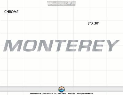 Monterey Domed Decal, 2004-2024