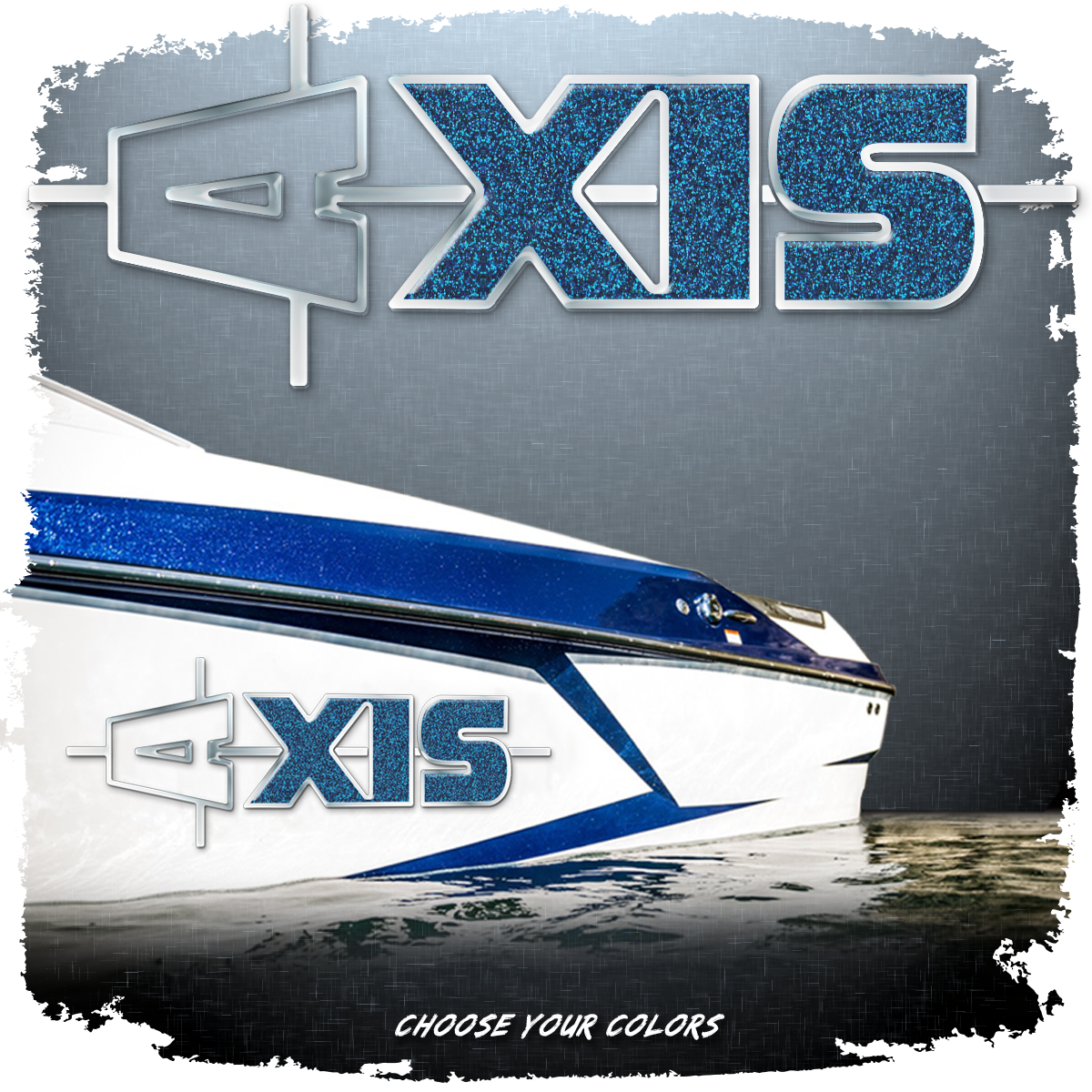 Axis Side Hull Domed Decal Set, 2015-19, Choose Your Own Colors