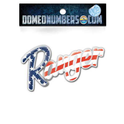 Ranger USA Flag Decal